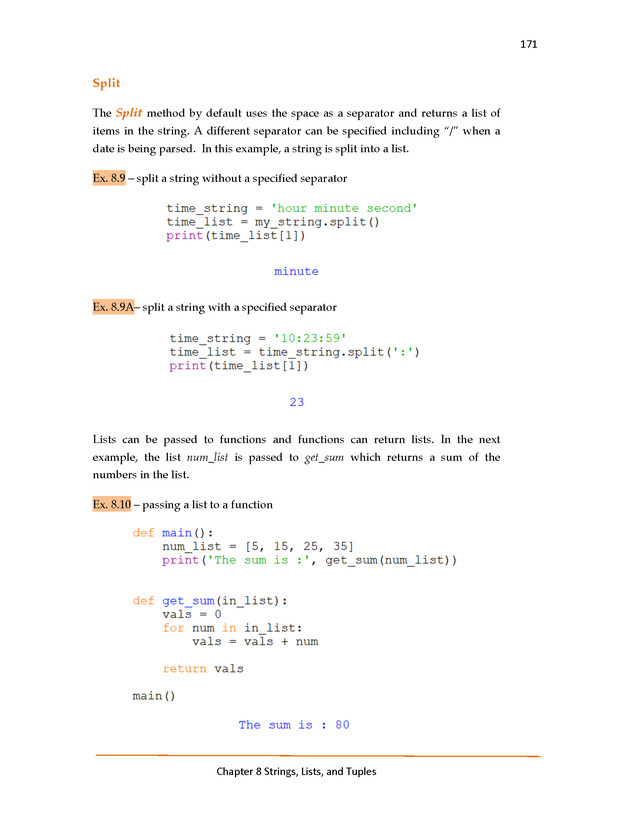 Introduction to Python Programming: Starting Out with IDLE - Strings, Lists, Dictionaries, and Sets 11